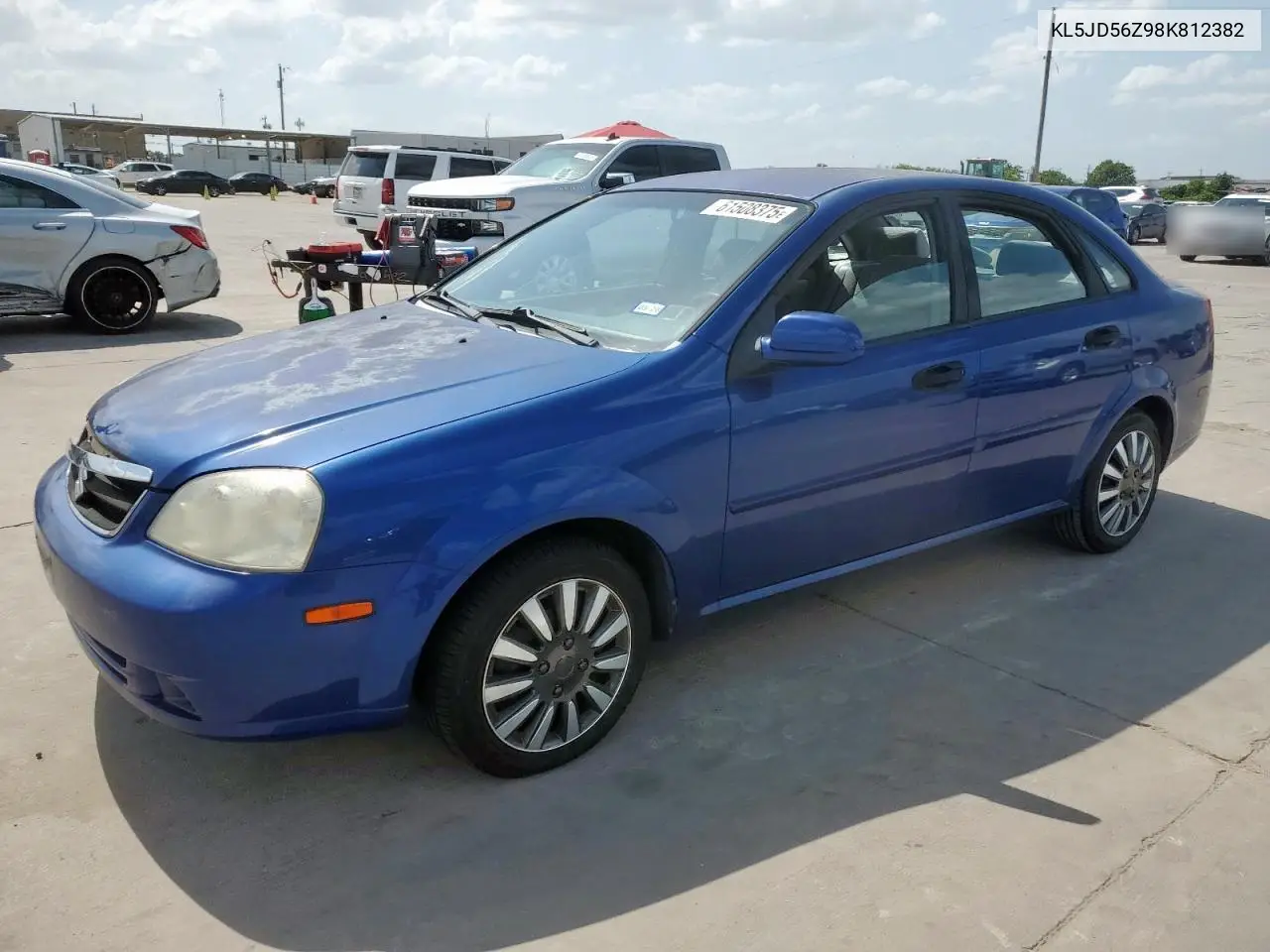 2008 Suzuki Forenza Base VIN: KL5JD56Z98K812382 Lot: 61508375