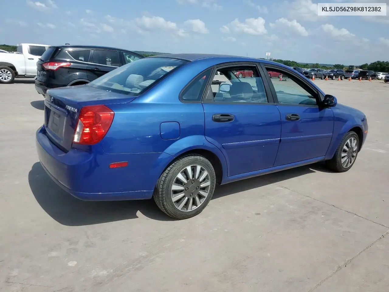 2008 Suzuki Forenza Base VIN: KL5JD56Z98K812382 Lot: 61508375