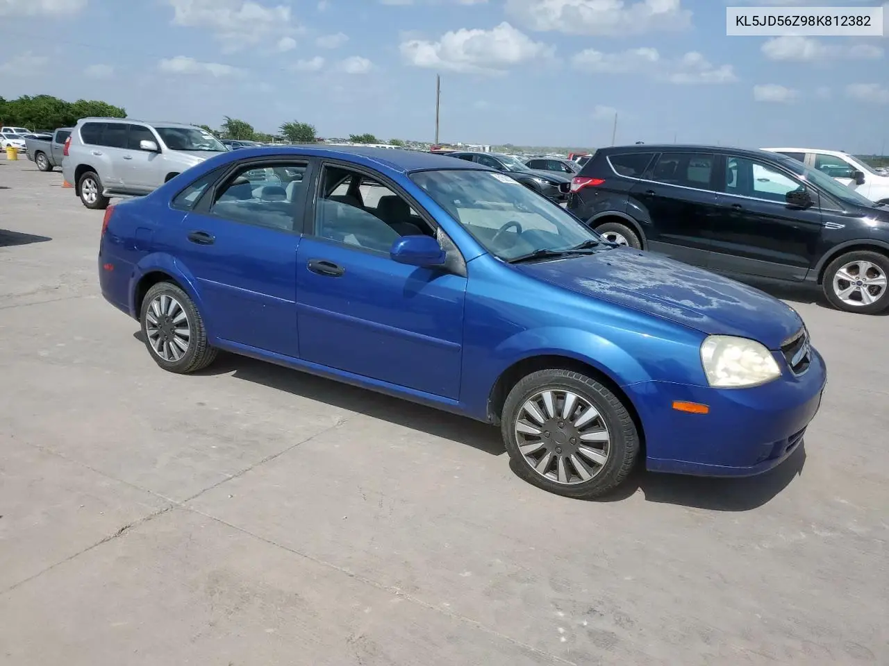 2008 Suzuki Forenza Base VIN: KL5JD56Z98K812382 Lot: 61508375