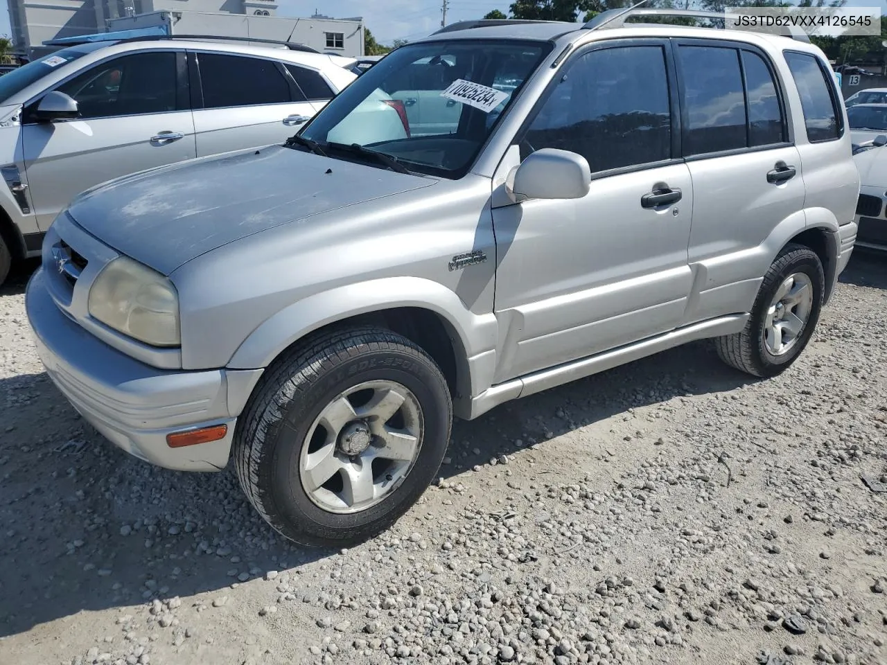 1999 Suzuki Grand Vitara Jx VIN: JS3TD62VXX4126545 Lot: 70925234