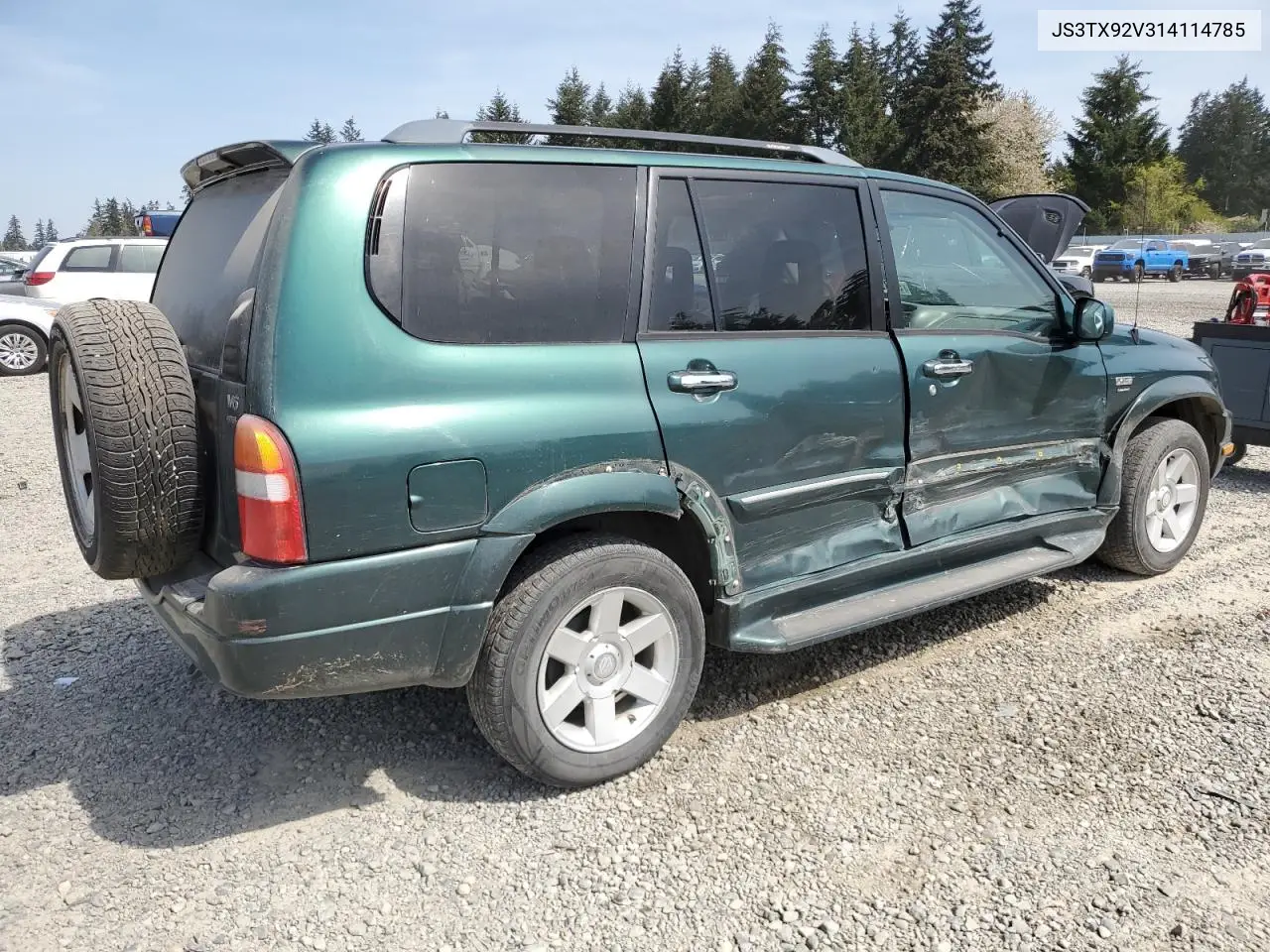 2001 Suzuki Grand Vitara Xl7 Touring VIN: JS3TX92V314114785 Lot: 53395035