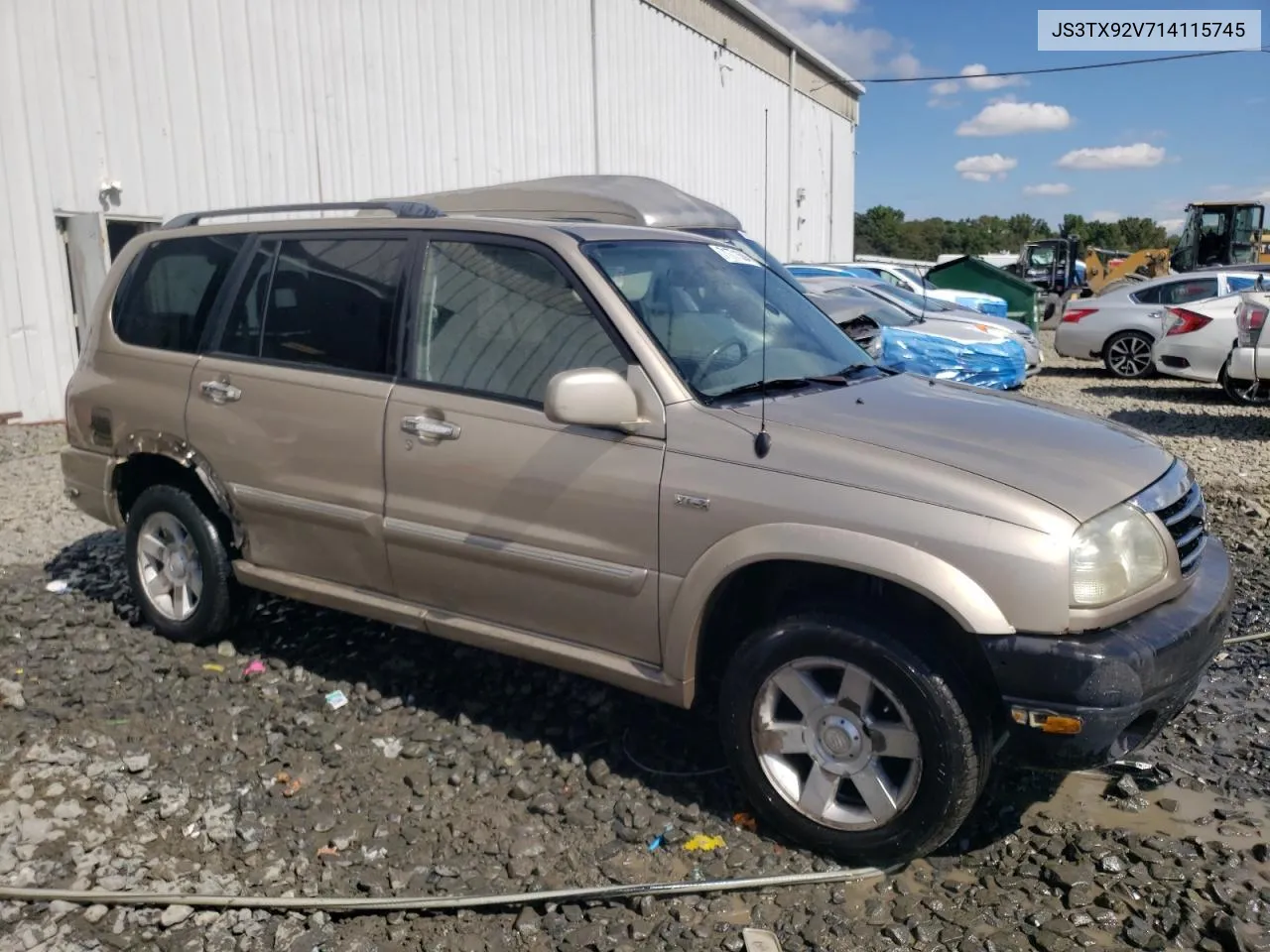 2001 Suzuki Grand Vitara Xl7 Touring VIN: JS3TX92V714115745 Lot: 71771504