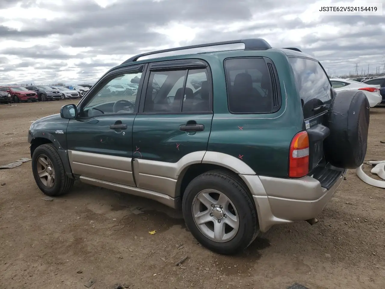 2002 Suzuki Grand Vitara Jls Limited VIN: JS3TE62V524154419 Lot: 52992735