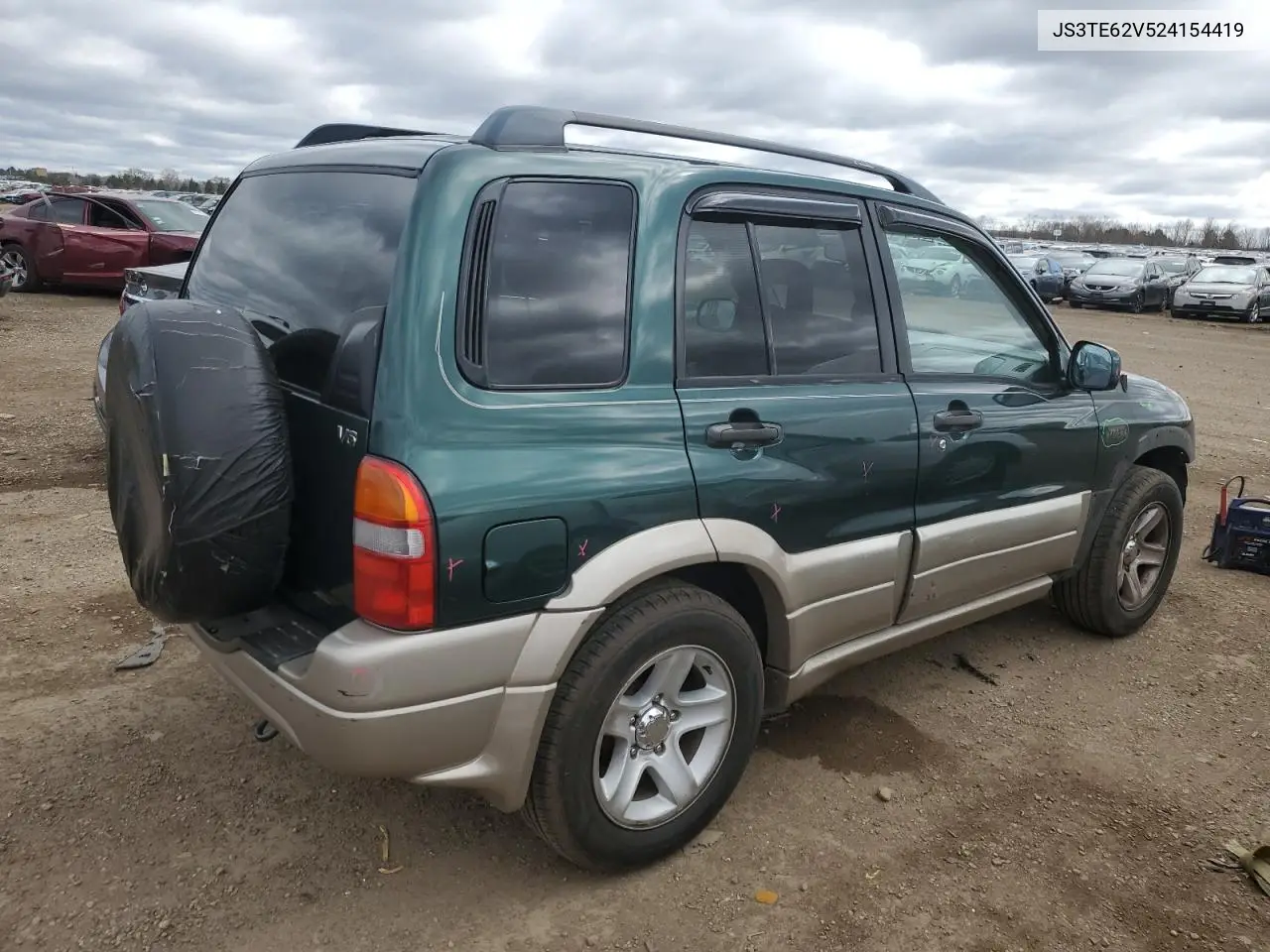 2002 Suzuki Grand Vitara Jls Limited VIN: JS3TE62V524154419 Lot: 52992735