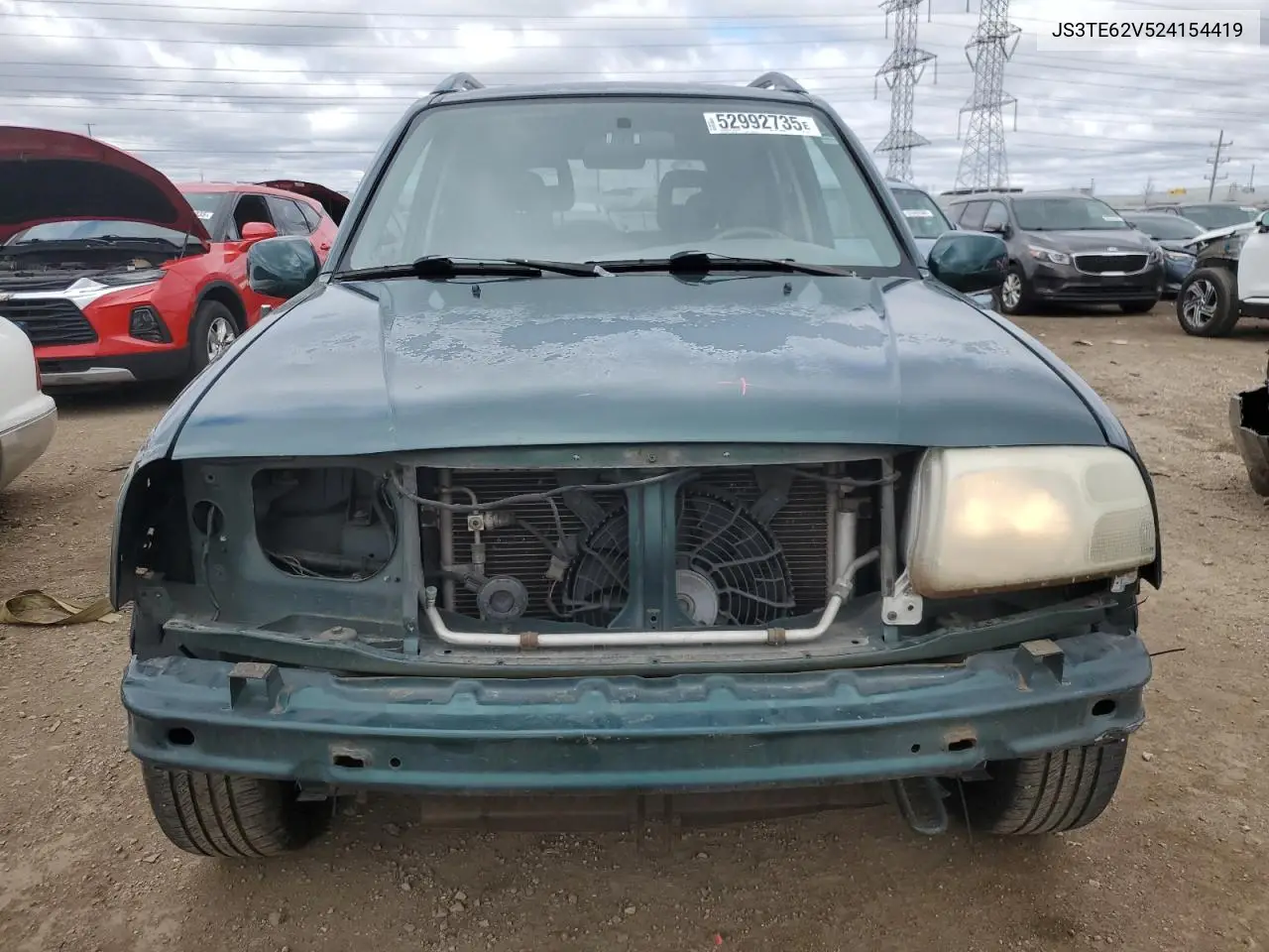 2002 Suzuki Grand Vitara Jls Limited VIN: JS3TE62V524154419 Lot: 52992735