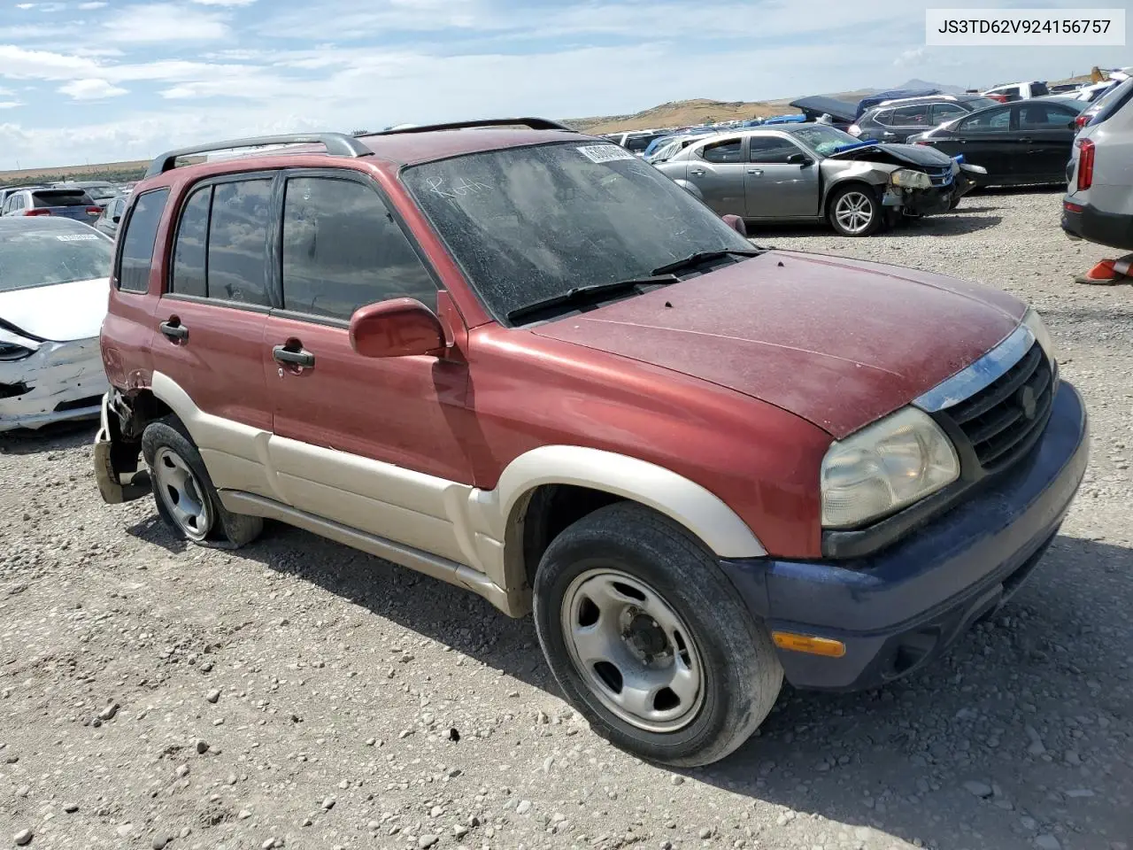 2002 Suzuki Grand Vitara Jlx Limited VIN: JS3TD62V924156757 Lot: 63064065