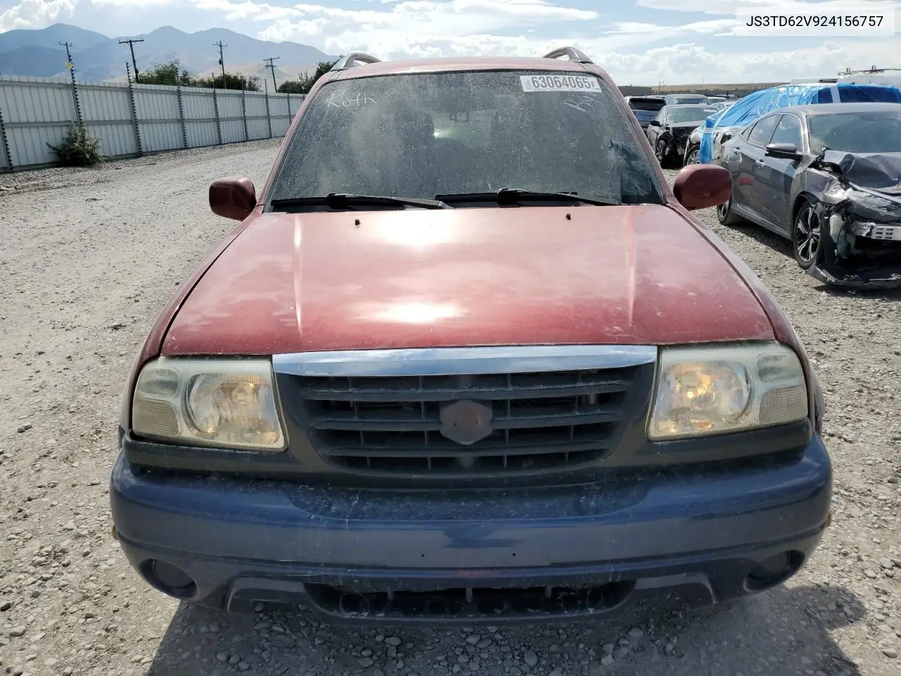 2002 Suzuki Grand Vitara Jlx Limited VIN: JS3TD62V924156757 Lot: 63064065