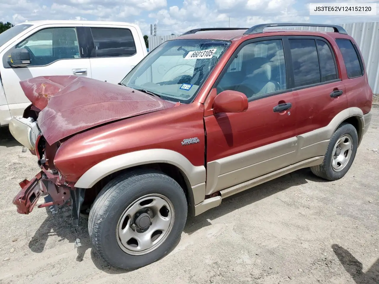 2002 Suzuki Grand Vitara Jls Limited VIN: JS3TE62V124152120 Lot: 66013105