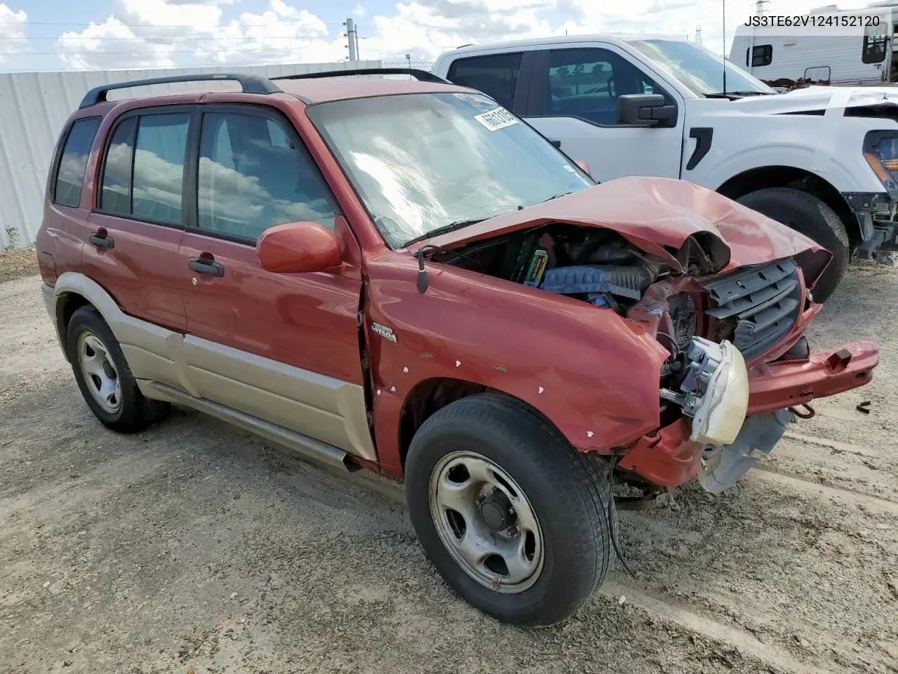 2002 Suzuki Grand Vitara Jls Limited VIN: JS3TE62V124152120 Lot: 66013105