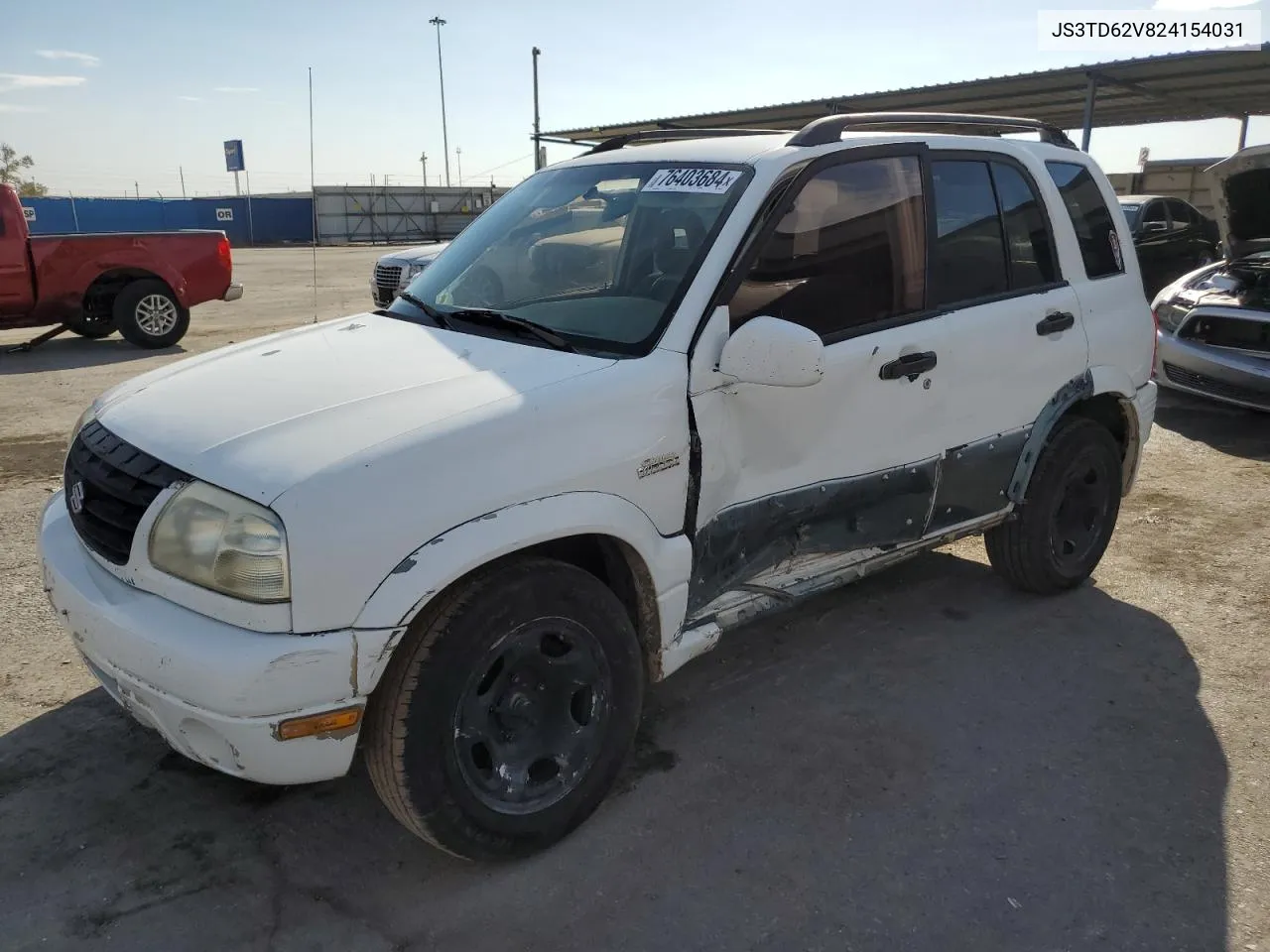2002 Suzuki Grand Vitara Jlx Limited VIN: JS3TD62V824154031 Lot: 76403684