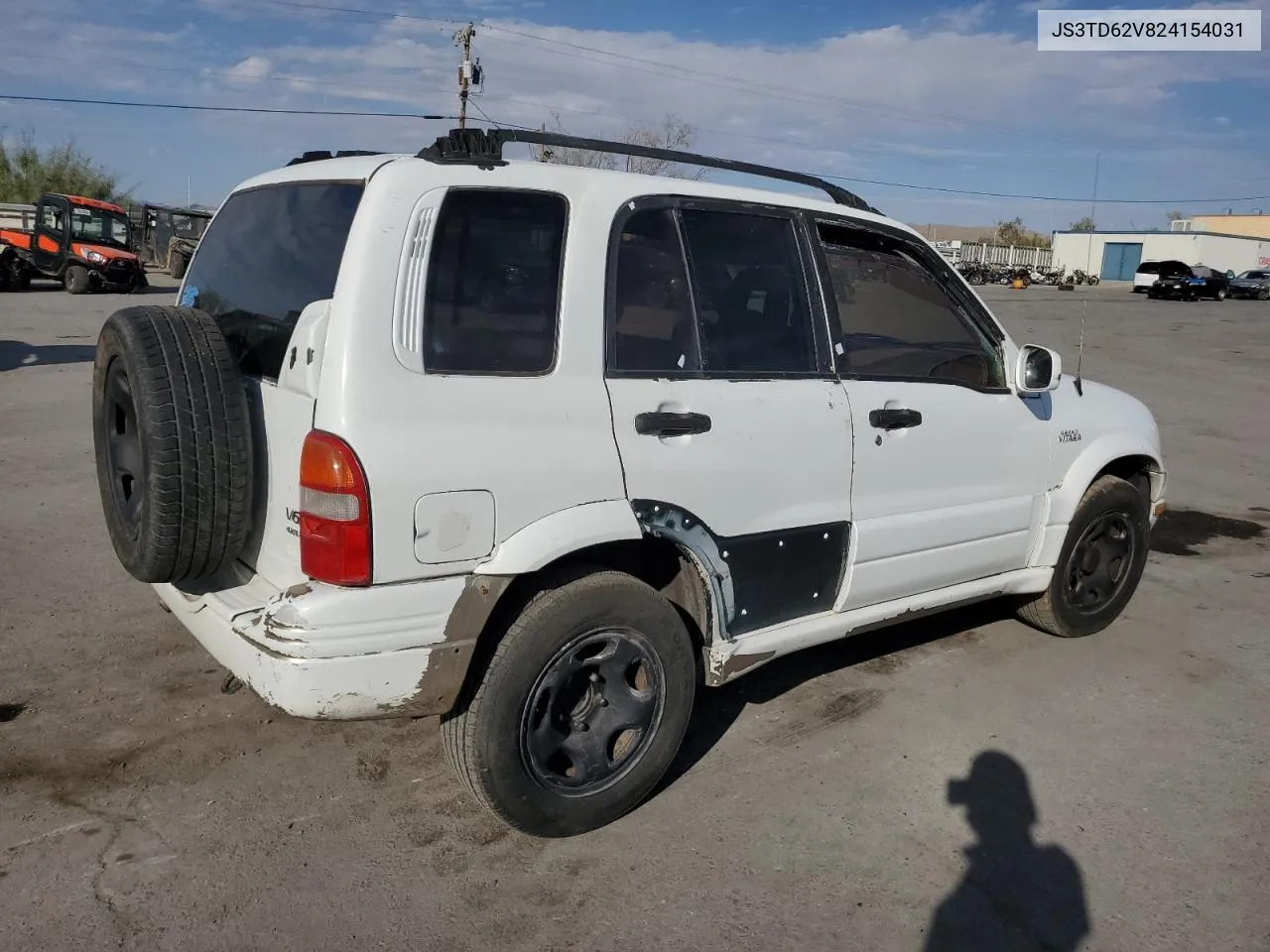 2002 Suzuki Grand Vitara Jlx Limited VIN: JS3TD62V824154031 Lot: 76403684