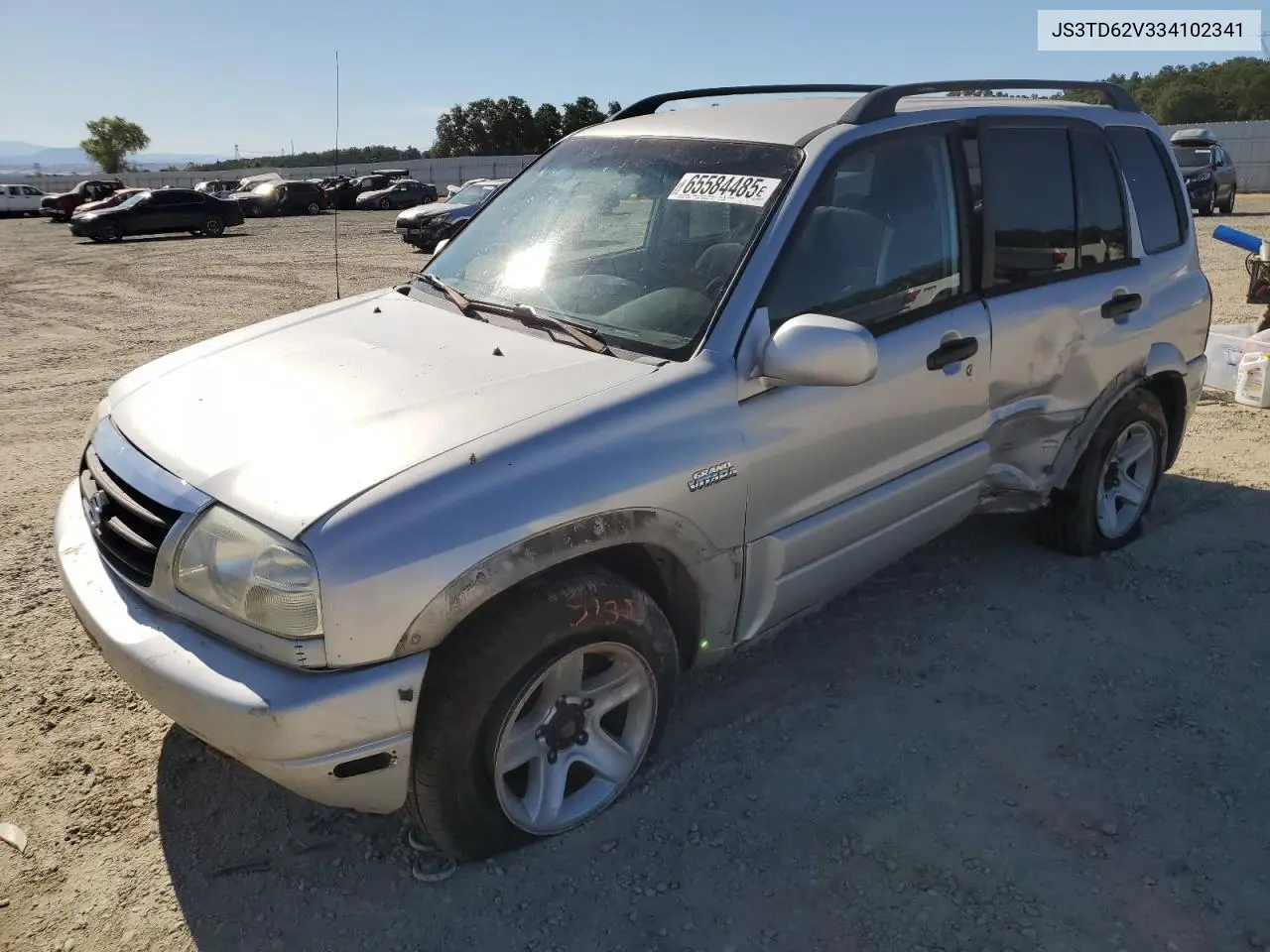 2003 Suzuki Grand Vitara Jlx Limited VIN: JS3TD62V334102341 Lot: 65584485