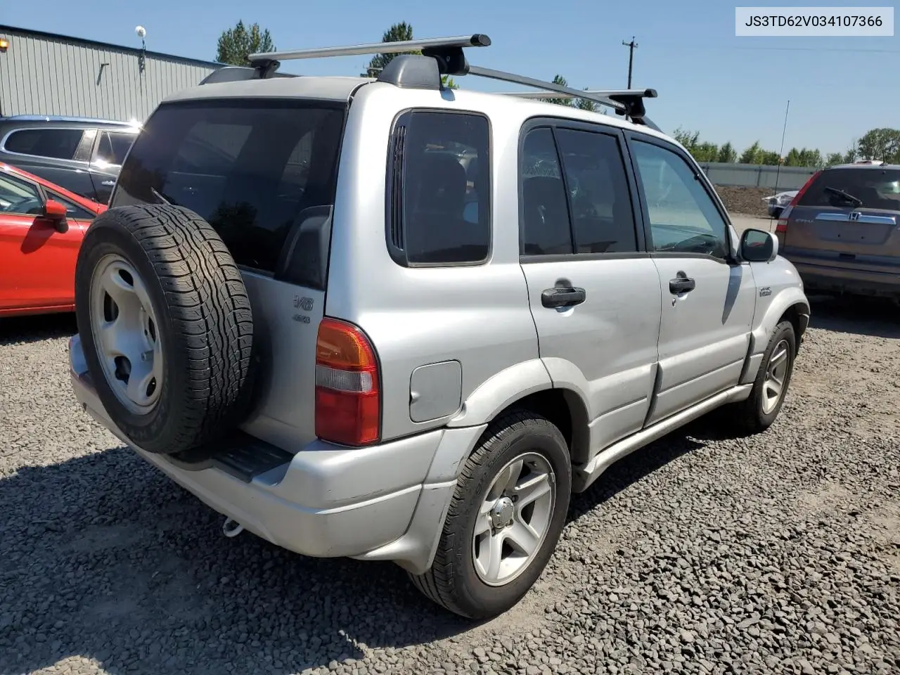 2003 Suzuki Grand Vitara Jlx Limited VIN: JS3TD62V034107366 Lot: 66004805