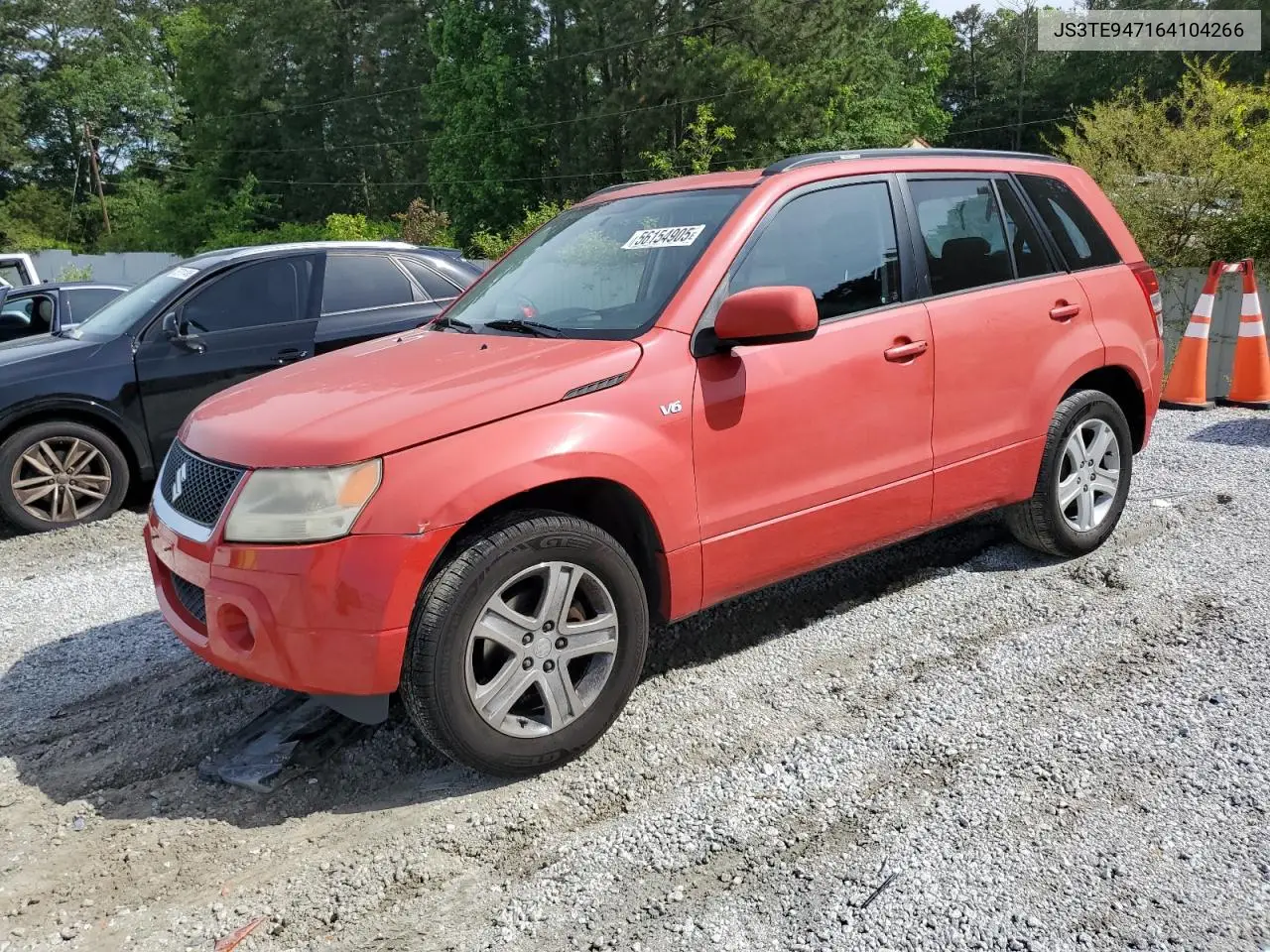 2006 Suzuki Grand Vitara Luxury VIN: JS3TE947164104266 Lot: 56154905