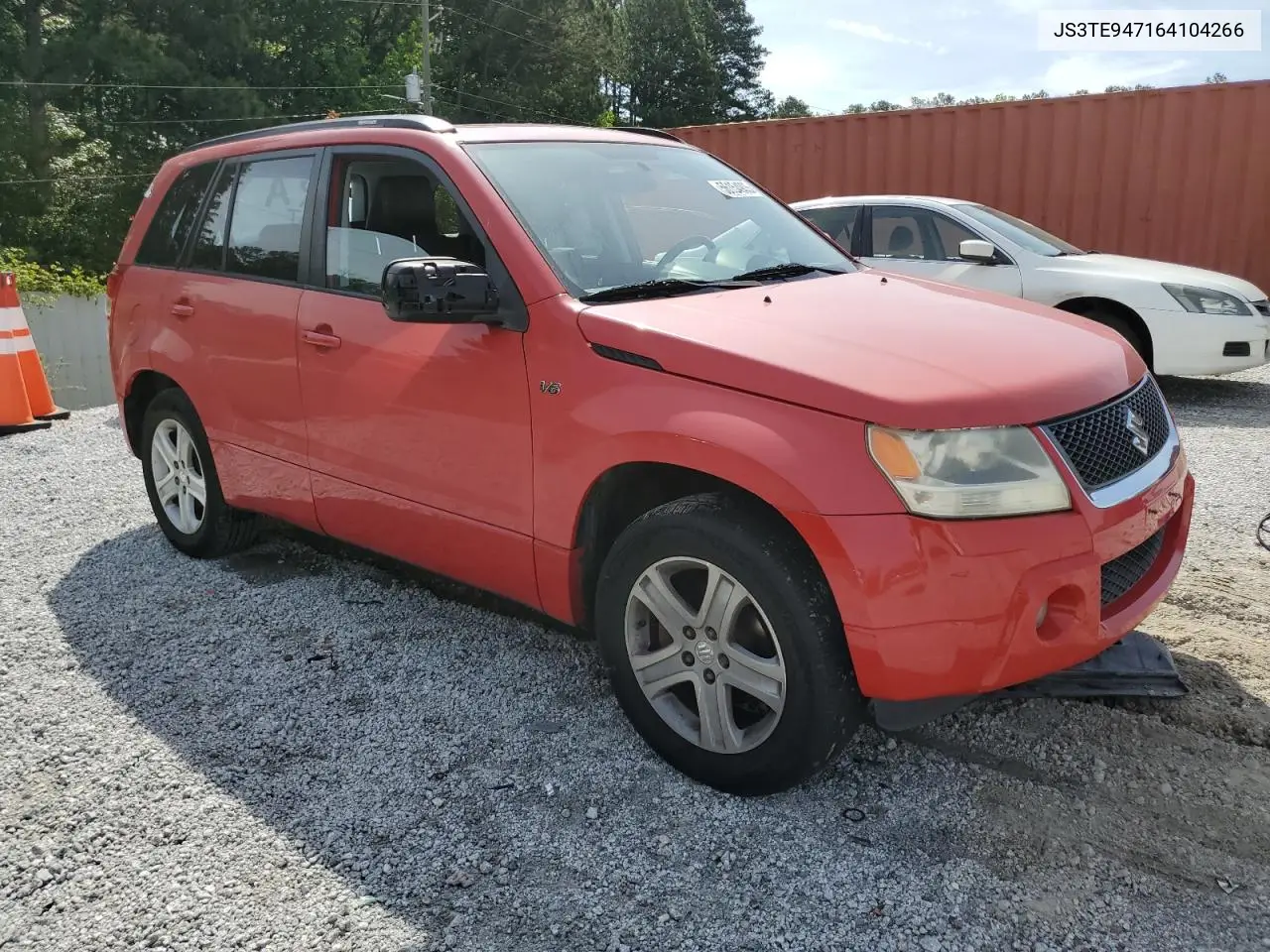 2006 Suzuki Grand Vitara Luxury VIN: JS3TE947164104266 Lot: 56154905