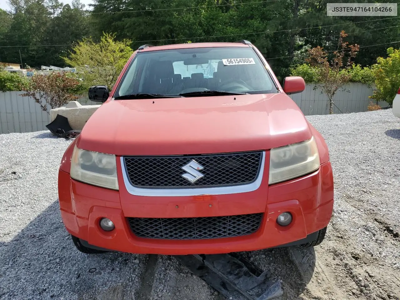 2006 Suzuki Grand Vitara Luxury VIN: JS3TE947164104266 Lot: 56154905