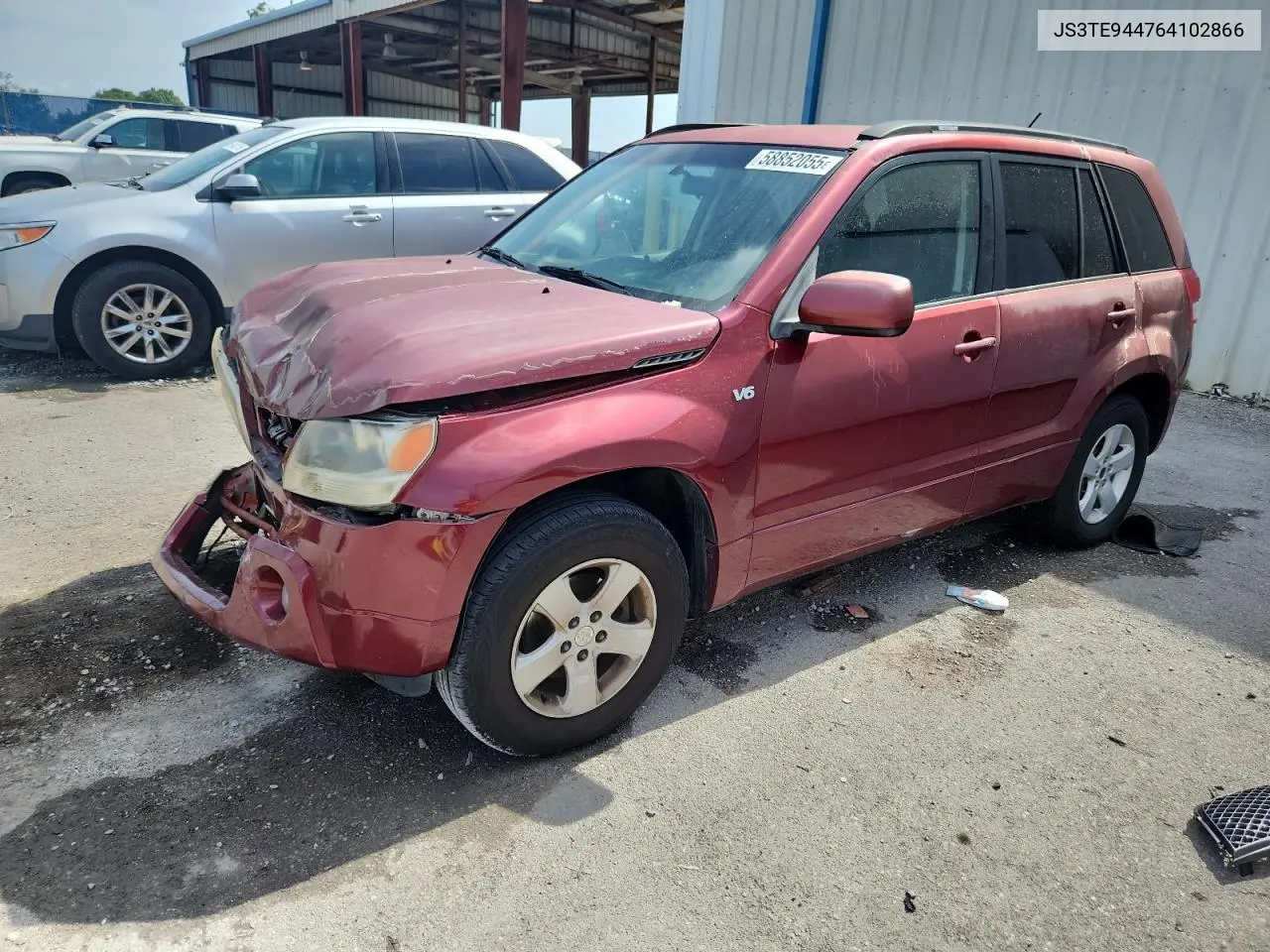 2006 Suzuki Grand Vitara Xsport VIN: JS3TE944764102866 Lot: 58852055