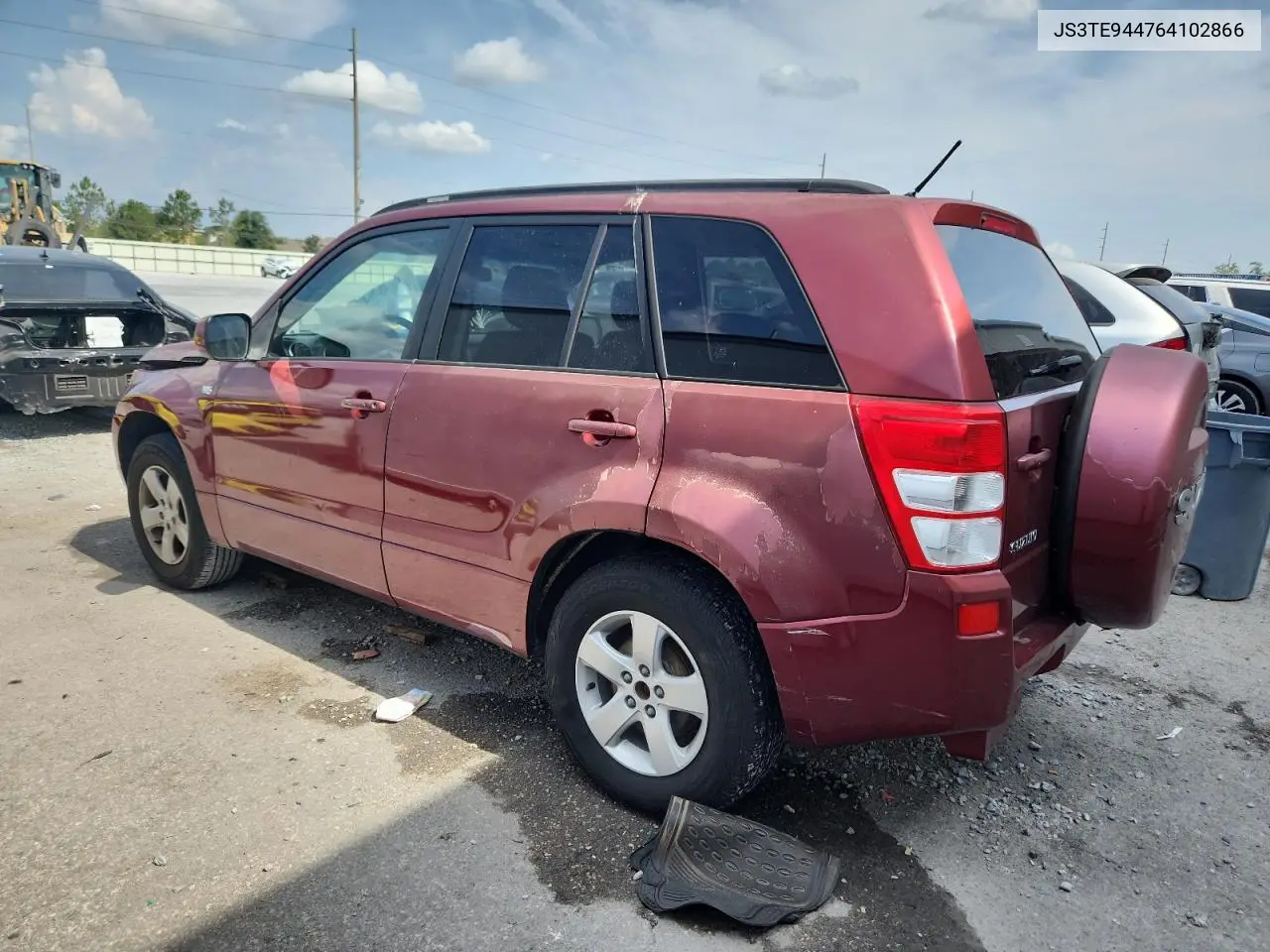 2006 Suzuki Grand Vitara Xsport VIN: JS3TE944764102866 Lot: 58852055