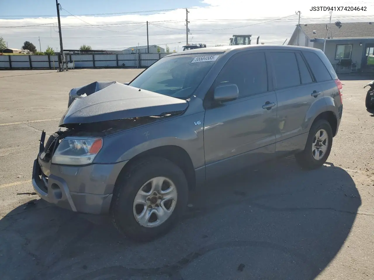 2007 Suzuki Grand Vitara VIN: JS3TD941X74204642 Lot: 55504585