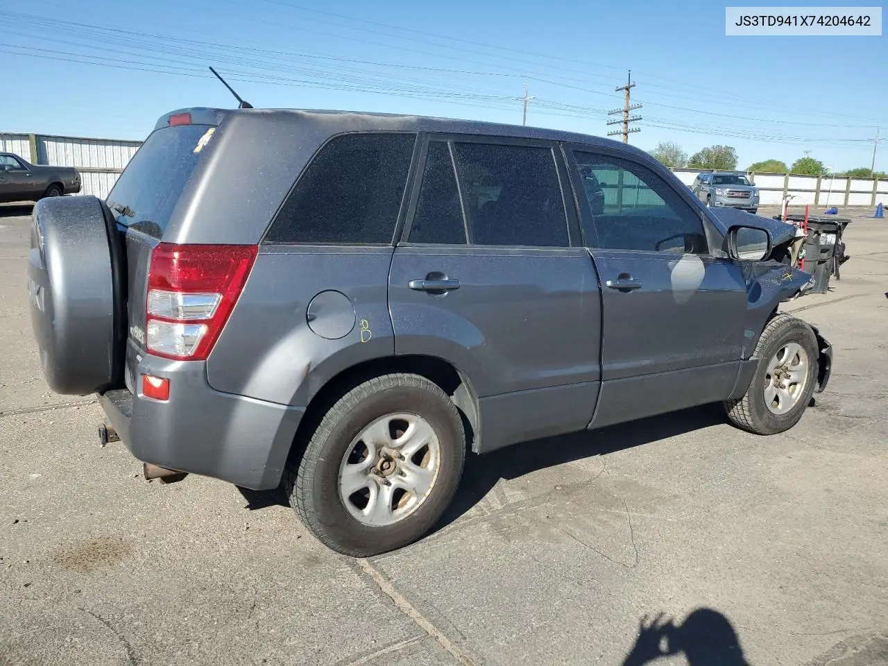 2007 Suzuki Grand Vitara VIN: JS3TD941X74204642 Lot: 55504585
