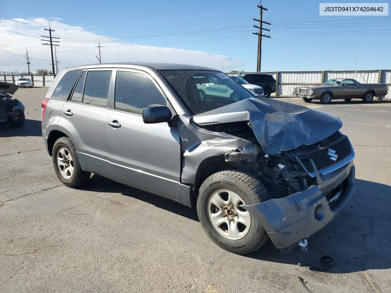 2007 Suzuki Grand Vitara VIN: JS3TD941X74204642 Lot: 55504585
