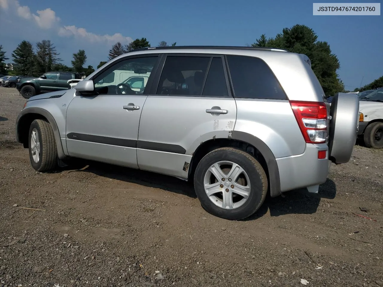 2007 Suzuki Grand Vitara Luxury VIN: JS3TD947674201760 Lot: 69047874