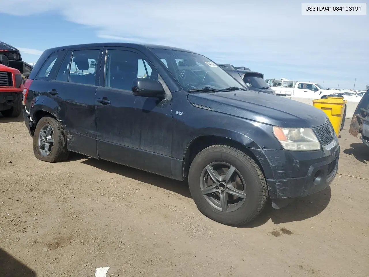 2008 Suzuki Grand Vitara VIN: JS3TD941084103191 Lot: 48418695