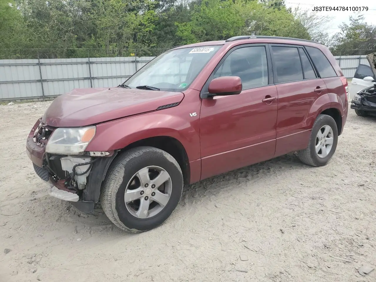 2008 Suzuki Grand Vitara Xsport VIN: JS3TE944784100179 Lot: 53953015