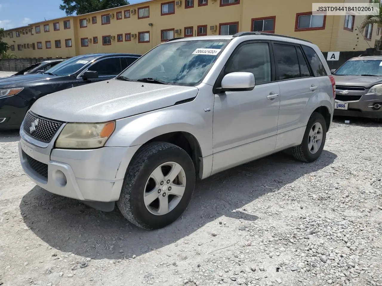 2008 Suzuki Grand Vitara Xsport VIN: JS3TD944184102061 Lot: 56032455