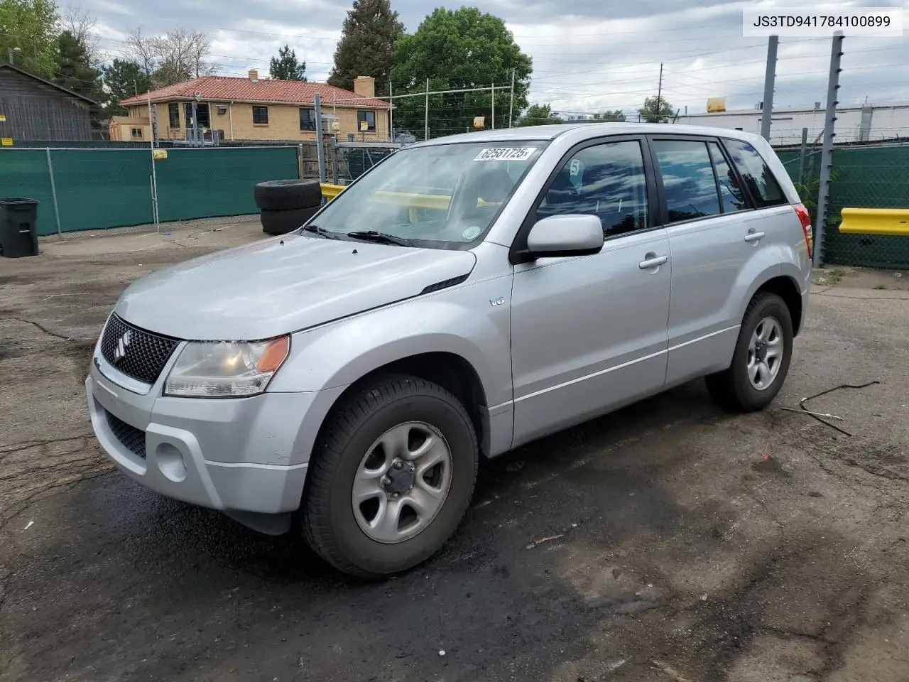 2008 Suzuki Grand Vitara VIN: JS3TD941784100899 Lot: 62581725