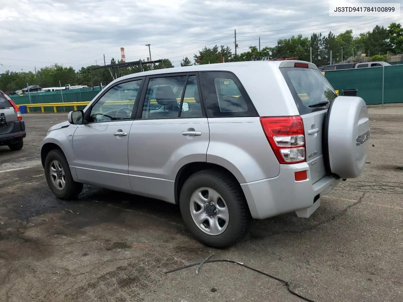 2008 Suzuki Grand Vitara VIN: JS3TD941784100899 Lot: 62581725