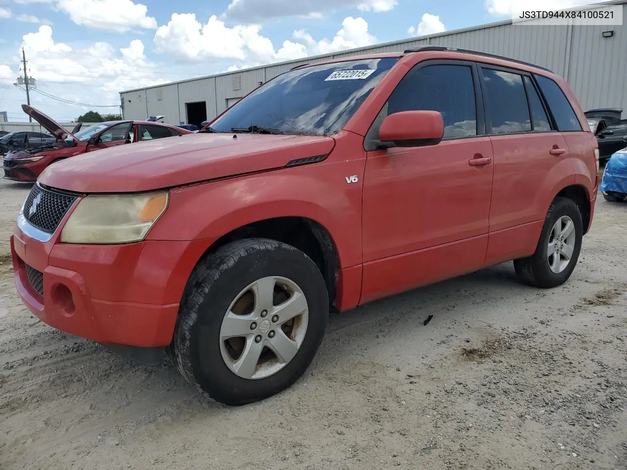 2008 Suzuki Grand Vitara Xsport VIN: JS3TD944X84100521 Lot: 65722015