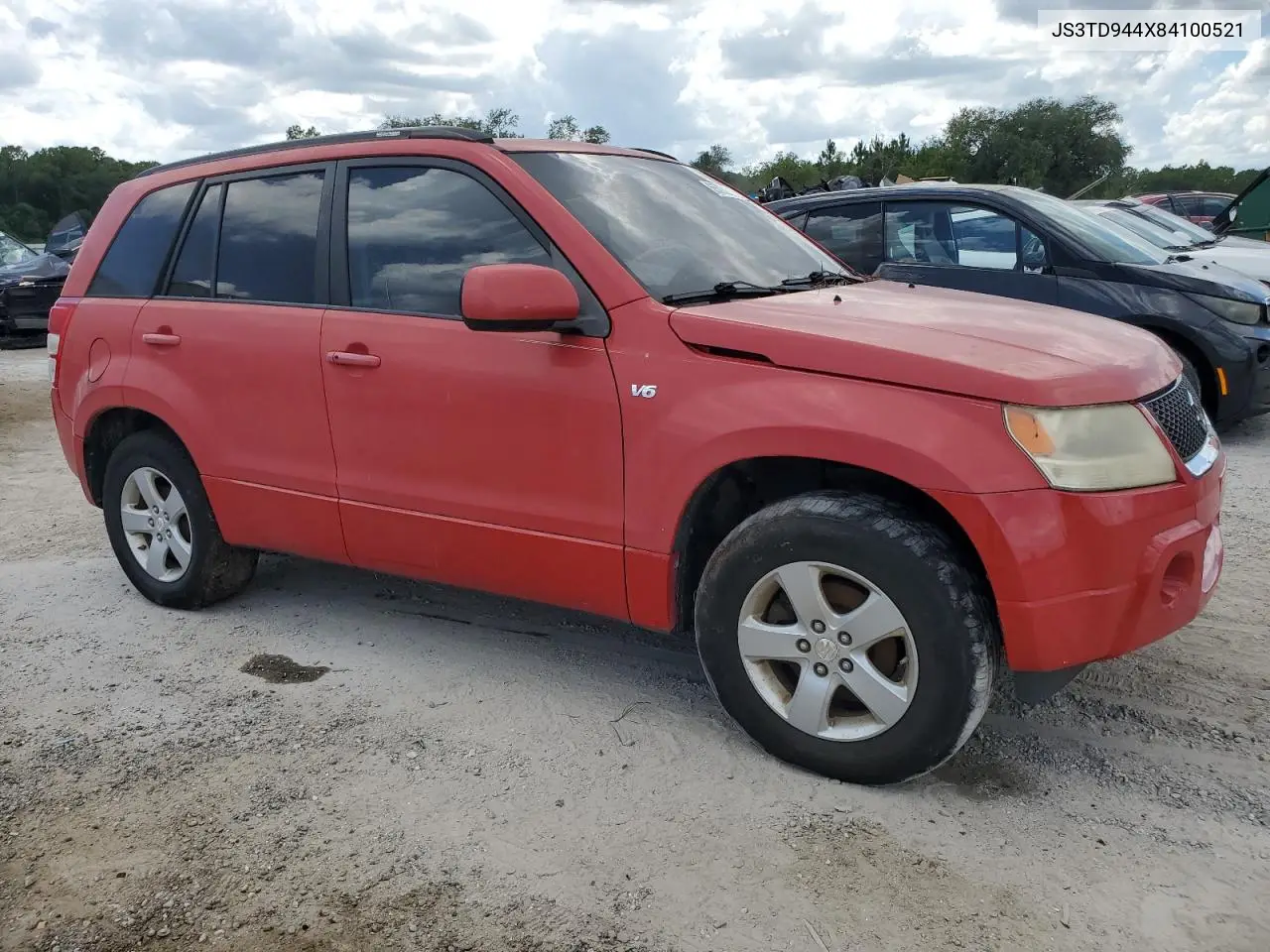 2008 Suzuki Grand Vitara Xsport VIN: JS3TD944X84100521 Lot: 65722015