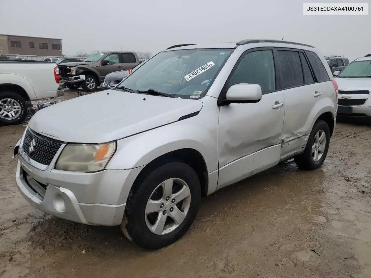 2010 Suzuki Grand Vitara Xsport VIN: JS3TE0D4XA4100761 Lot: 43021805