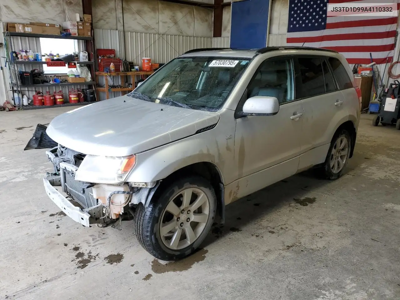 2010 Suzuki Grand Vitara Jlx VIN: JS3TD1D99A4110332 Lot: 57030795