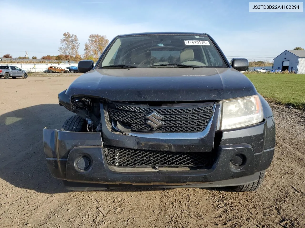 2010 Suzuki Grand Vitara Premium VIN: JS3TD0D22A4102294 Lot: 77613134