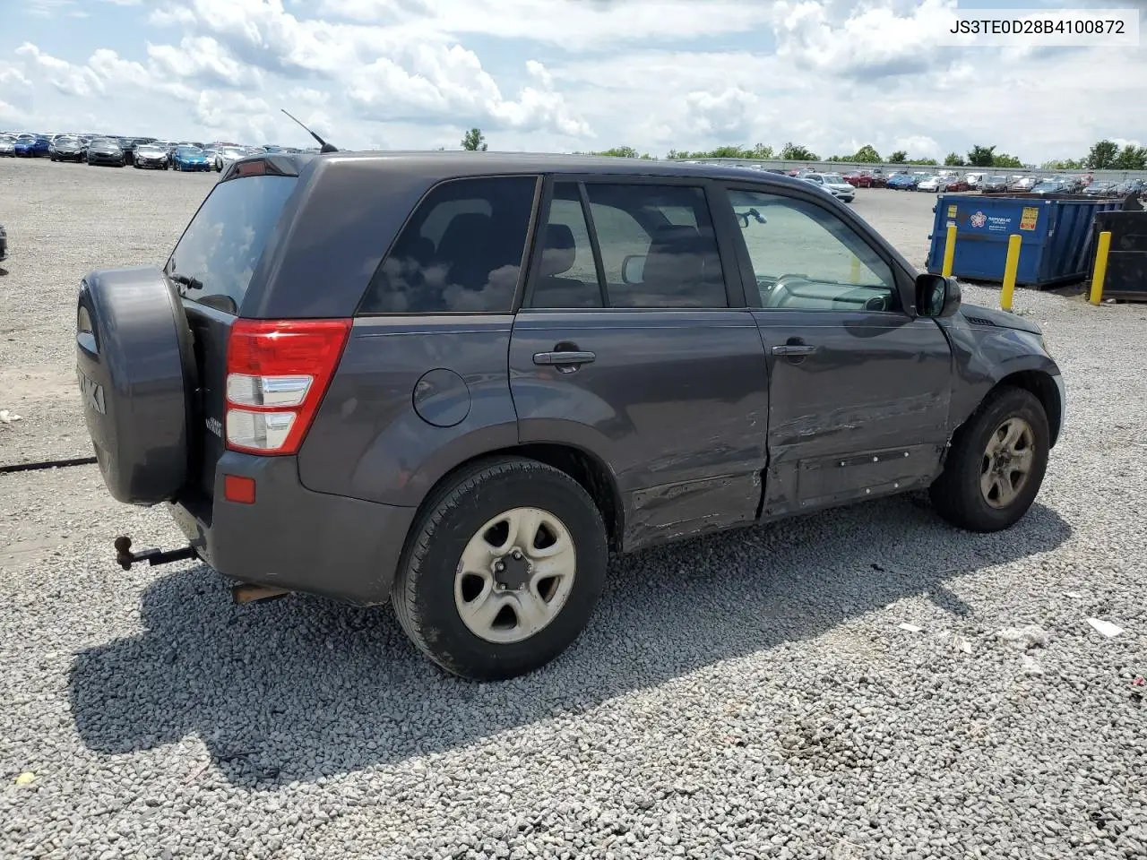 2011 Suzuki Grand Vitara Premium VIN: JS3TE0D28B4100872 Lot: 58975485