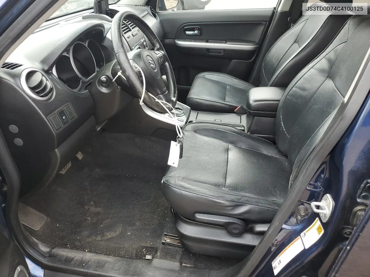 2012 Suzuki Grand Vitara Jlx VIN: JS3TD0D74C4100125 Lot: 58935355