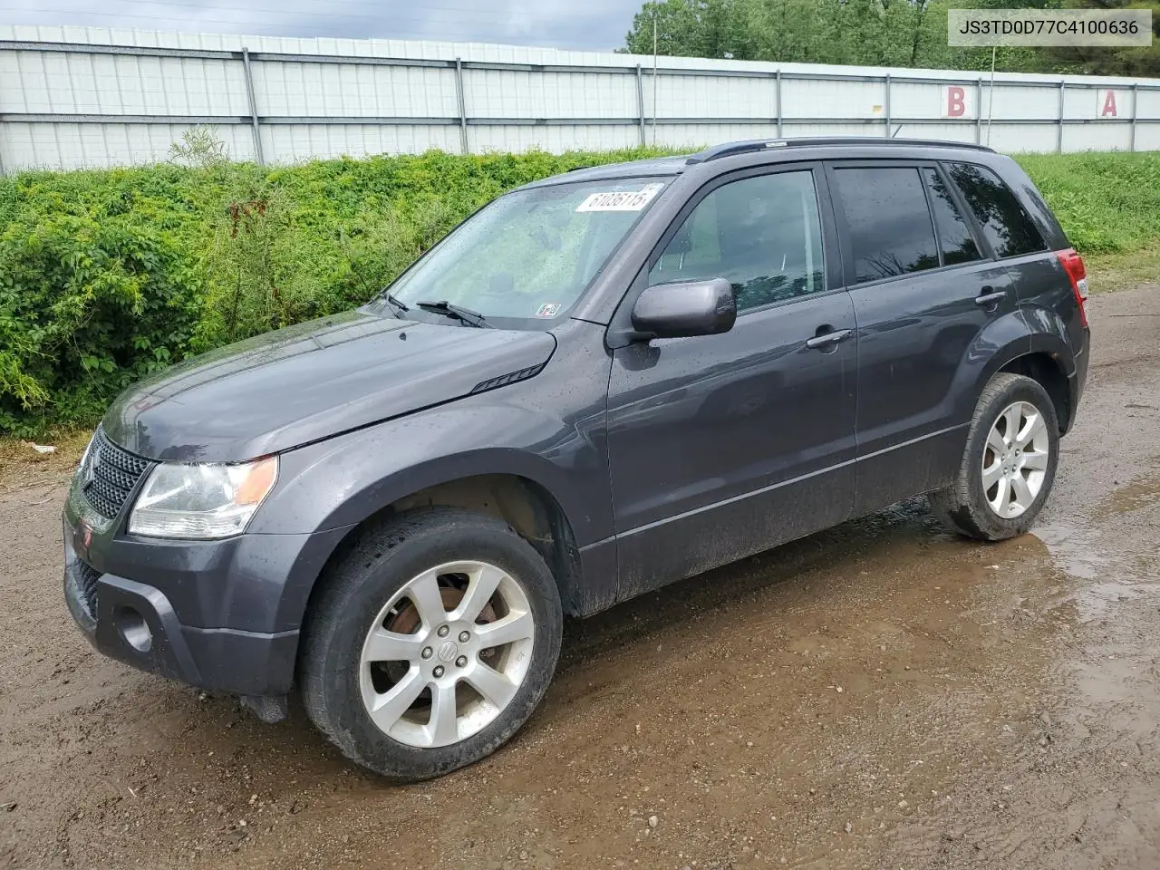 2012 Suzuki Grand Vitara Jlx VIN: JS3TD0D77C4100636 Lot: 61036115