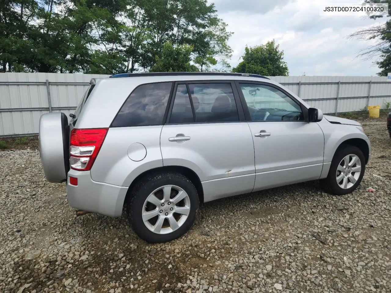 2012 Suzuki Grand Vitara Jlx VIN: JS3TD0D72C4100320 Lot: 64412045