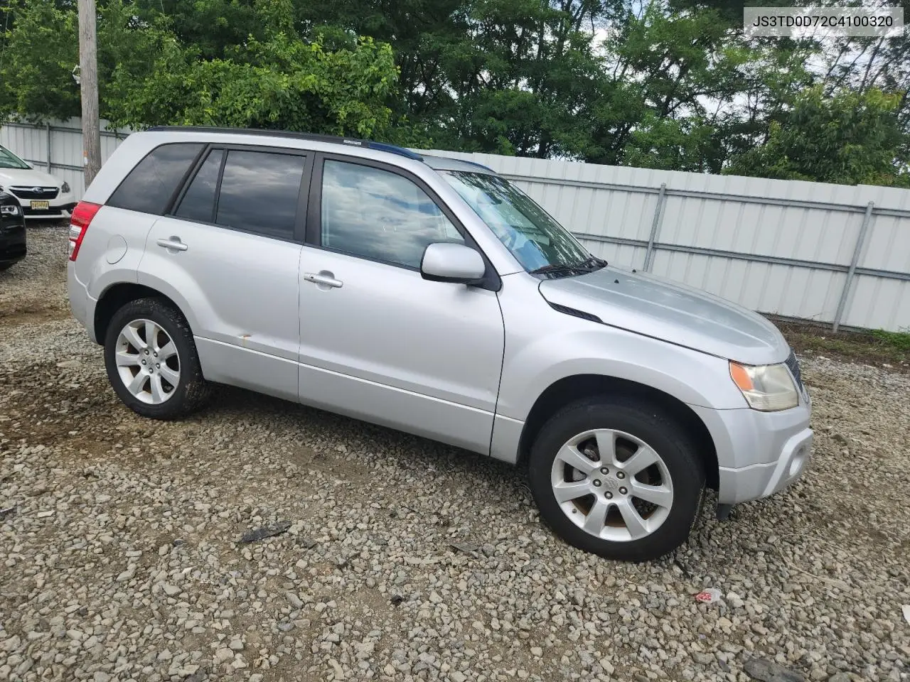 2012 Suzuki Grand Vitara Jlx VIN: JS3TD0D72C4100320 Lot: 64412045