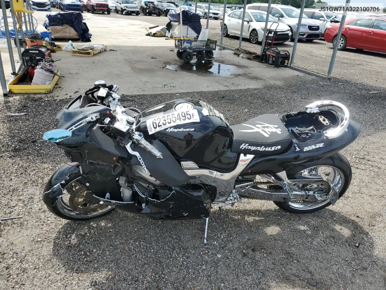 2002 Suzuki Gsx1300 R VIN: JS1GW71A322100706 Lot: 62355495