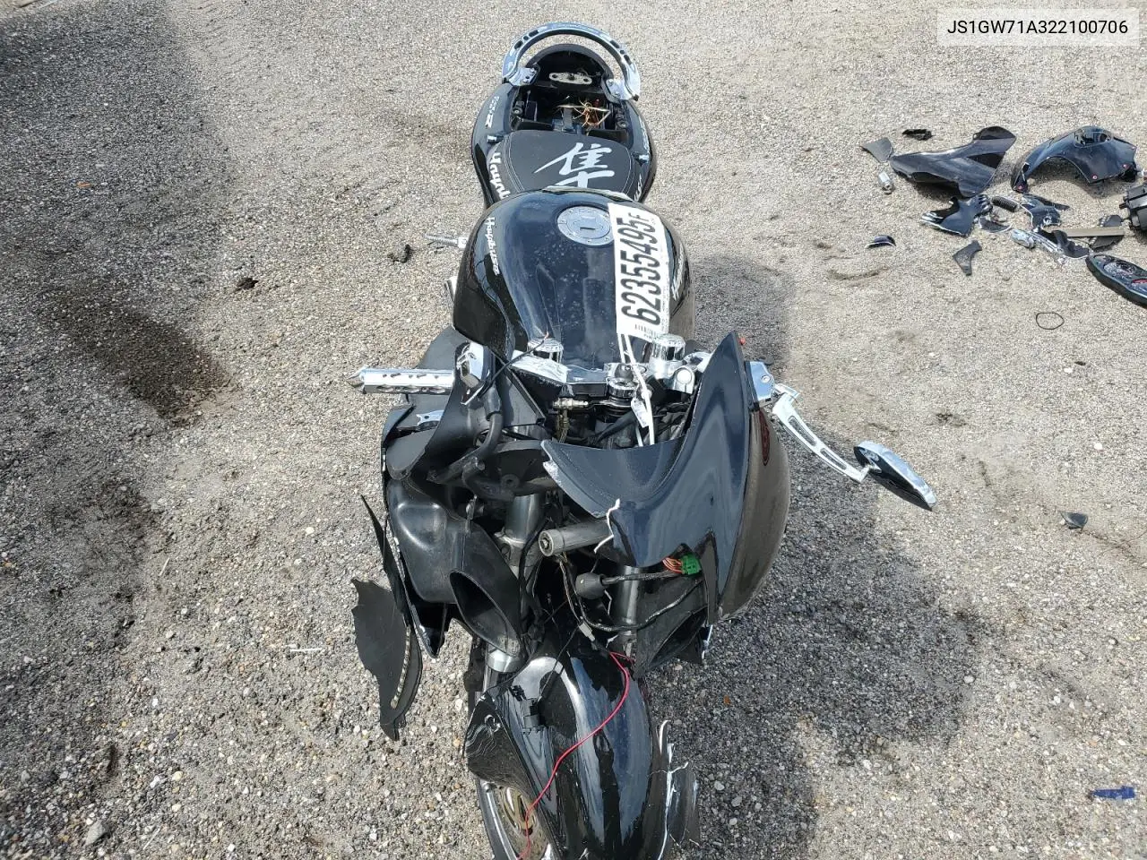2002 Suzuki Gsx1300 R VIN: JS1GW71A322100706 Lot: 62355495