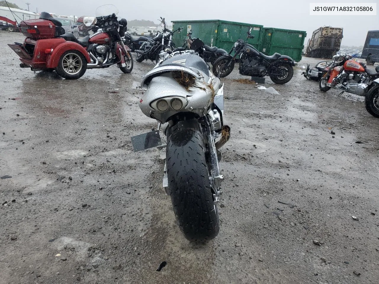 2003 Suzuki Gsx1300 R VIN: JS1GW71A832105806 Lot: 72747594