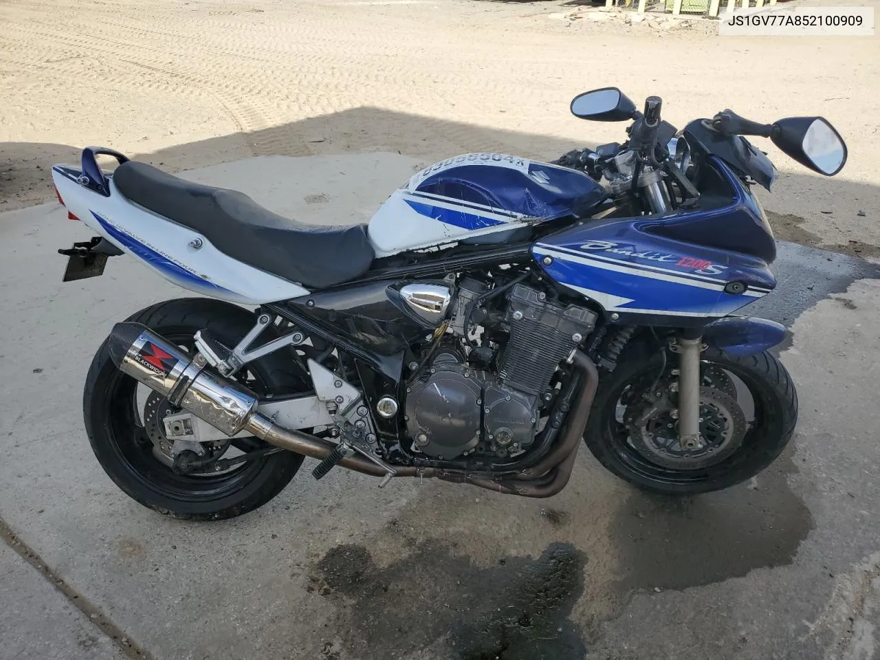 2005 Suzuki Gsf1200 Base VIN: JS1GV77A852100909 Lot: 83058504