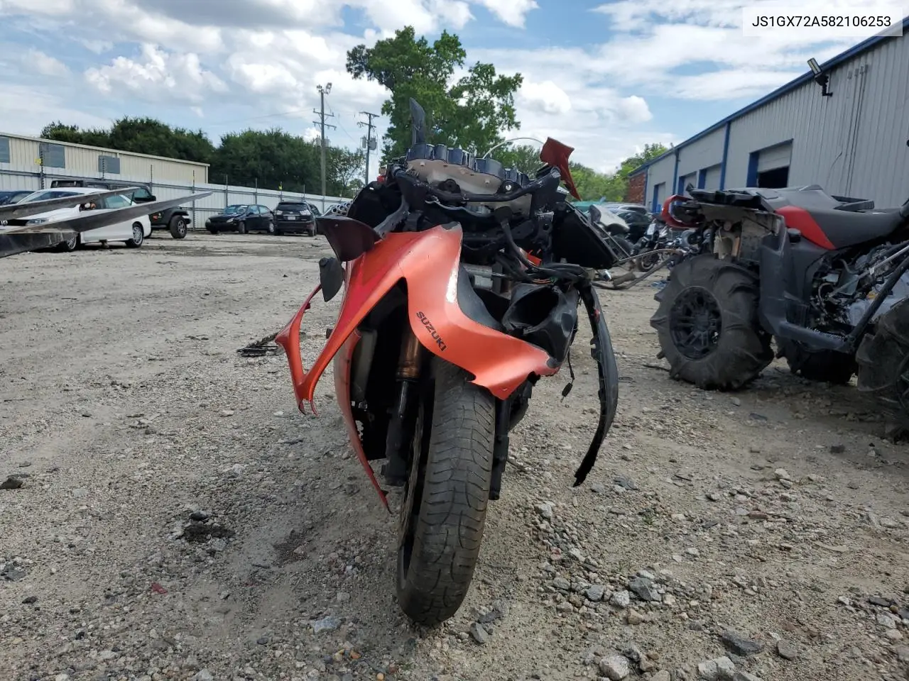 2008 Suzuki Gsx1300 R VIN: JS1GX72A582106253 Lot: 58933995