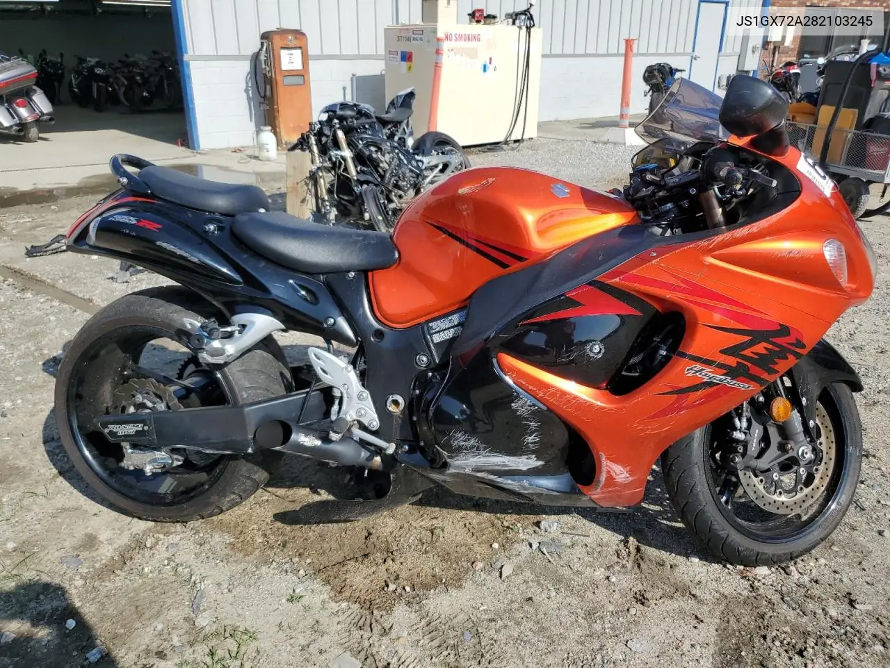 2008 Suzuki Gsx1300 R VIN: JS1GX72A282103245 Lot: 61400675