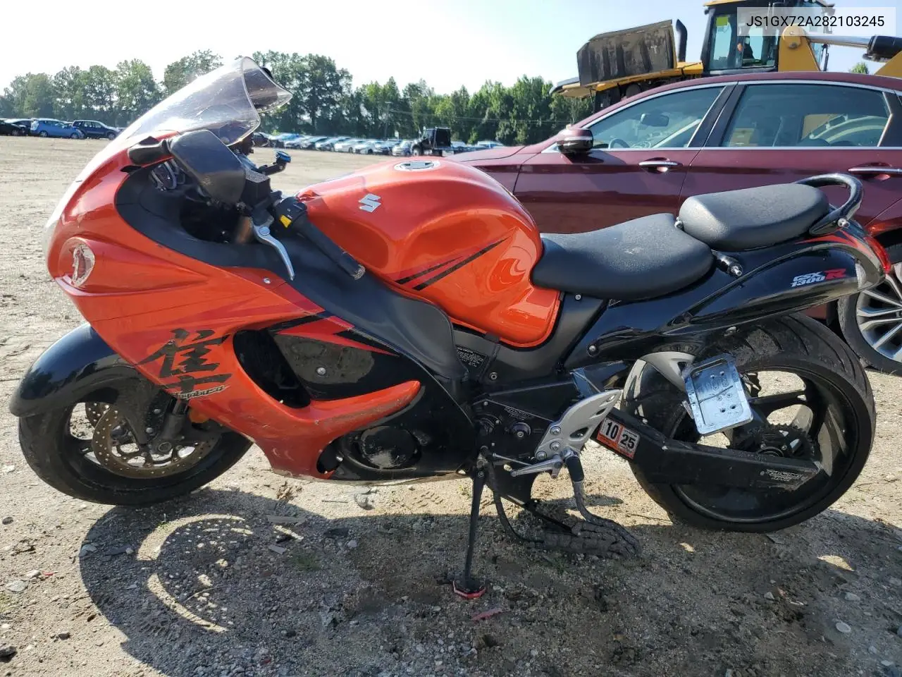 2008 Suzuki Gsx1300 R VIN: JS1GX72A282103245 Lot: 61400675
