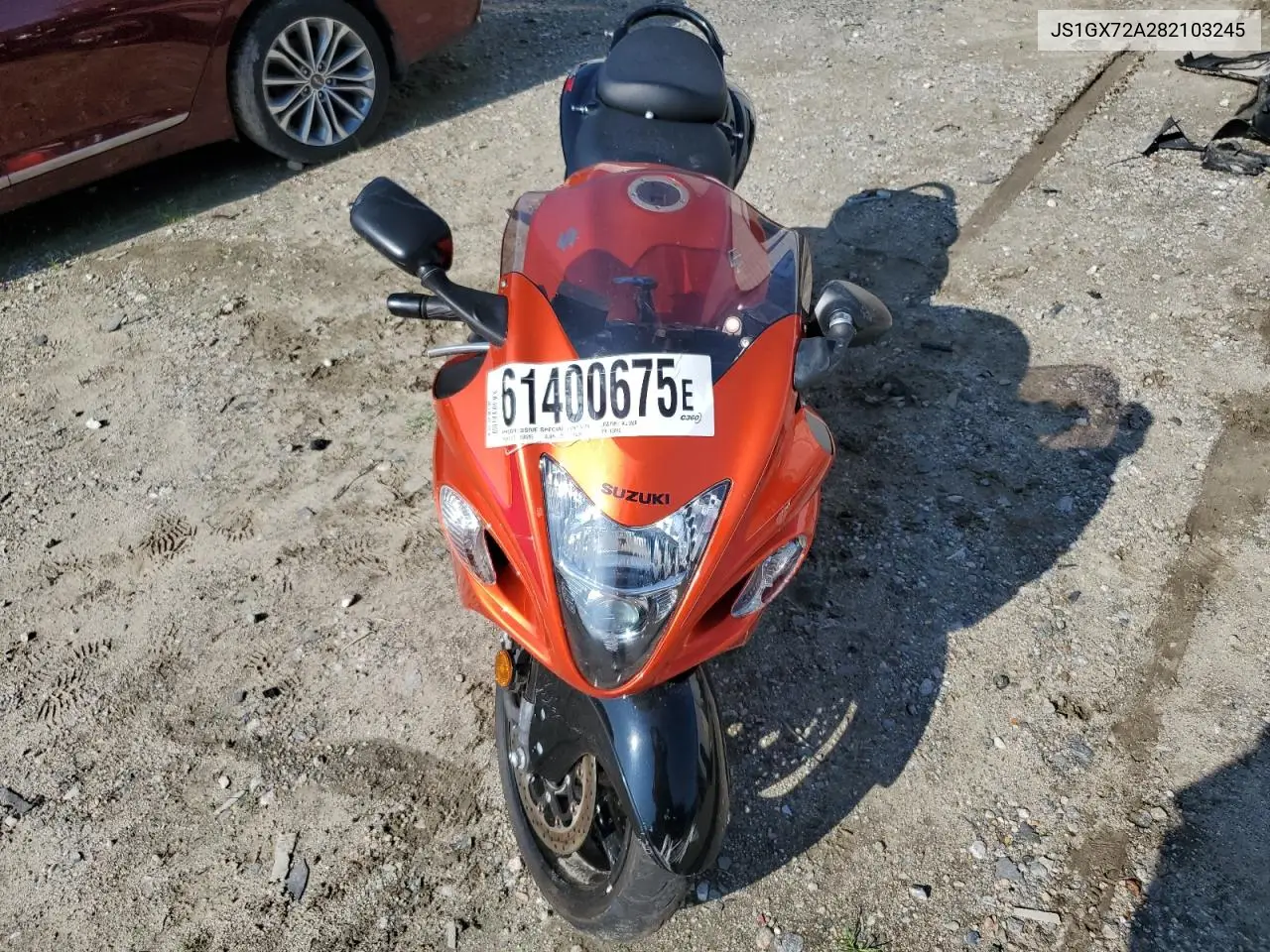 2008 Suzuki Gsx1300 R VIN: JS1GX72A282103245 Lot: 61400675