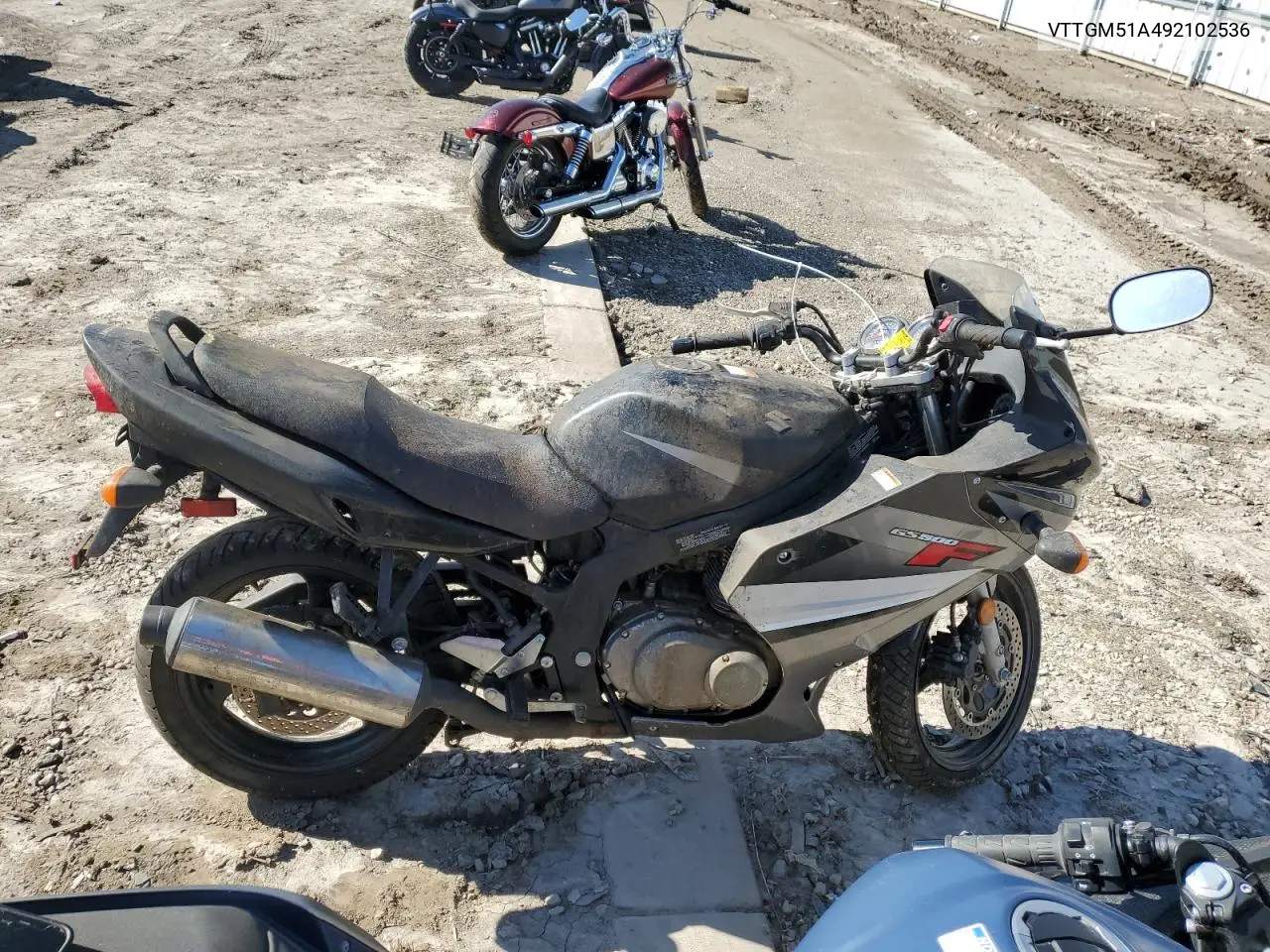 2009 Suzuki Gs500 VIN: VTTGM51A492102536 Lot: 52930125